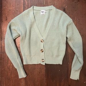 princess polly green cardigan size s/m